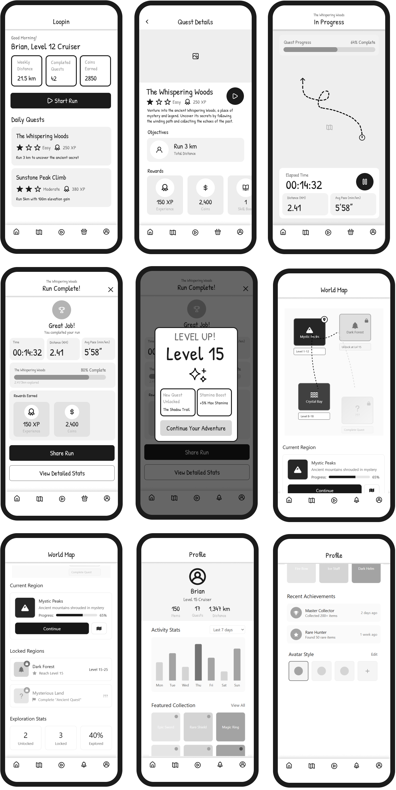 Wireframes