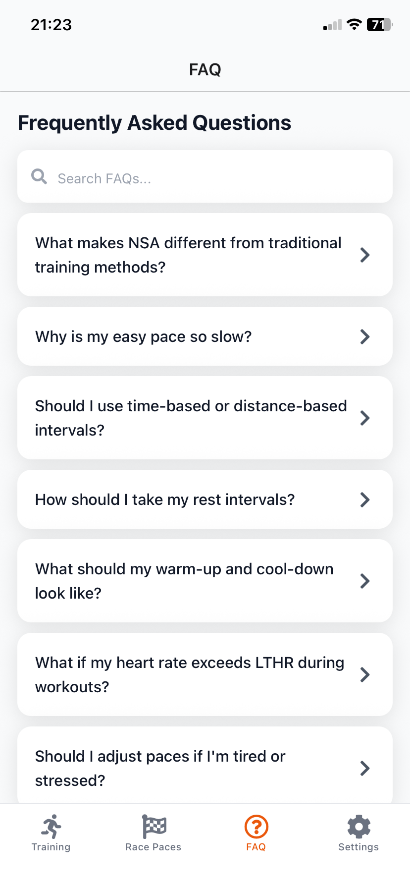 NSA Running Screen 10