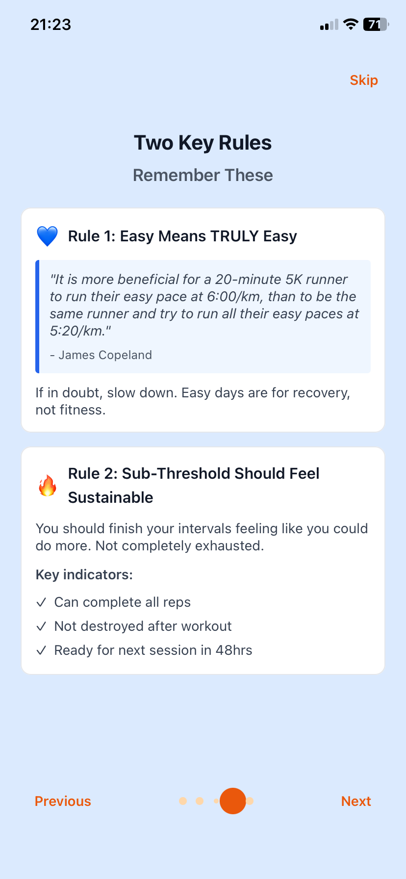 NSA Running Screen 4